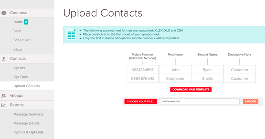 Upload Mobile Phone Contacts to Message Hero using Gmail Step 8