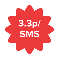 Pre-pay flat-rate SMS UK